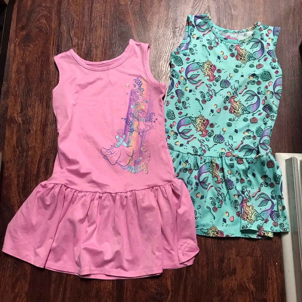 Two Ariel Disney dresses size 6